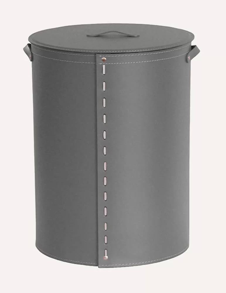 Panier à linge en cuir Ricky de Limac Design