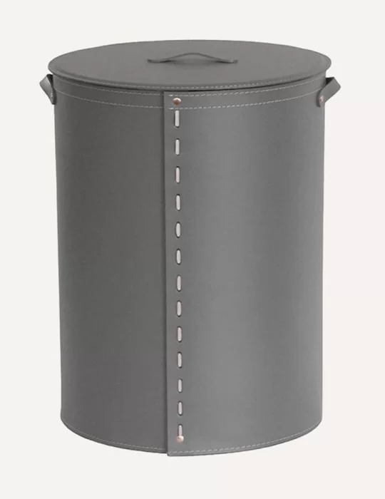 Panier à linge en cuir Ricky de Limac Design