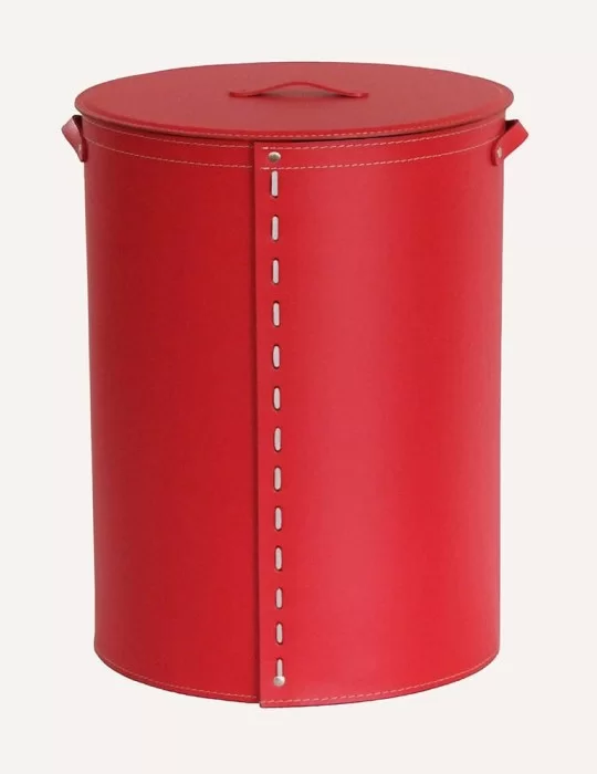 Panier à linge en cuir Ricky de Limac Design