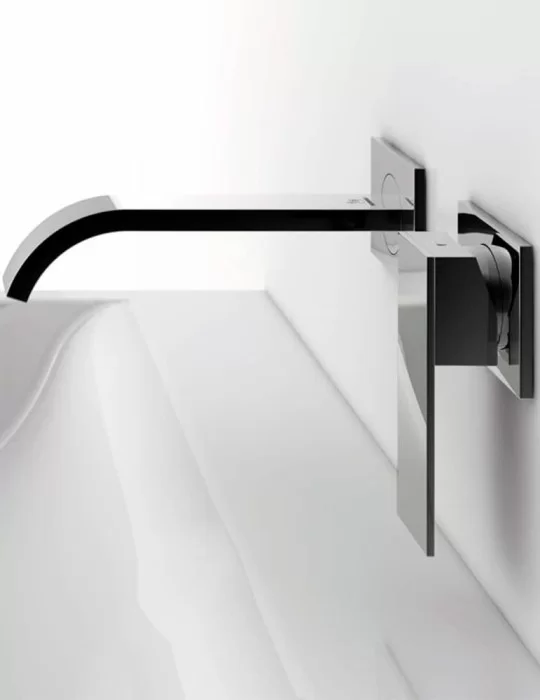 Mitigeur mural lavabo Sedia en laiton massif chromé