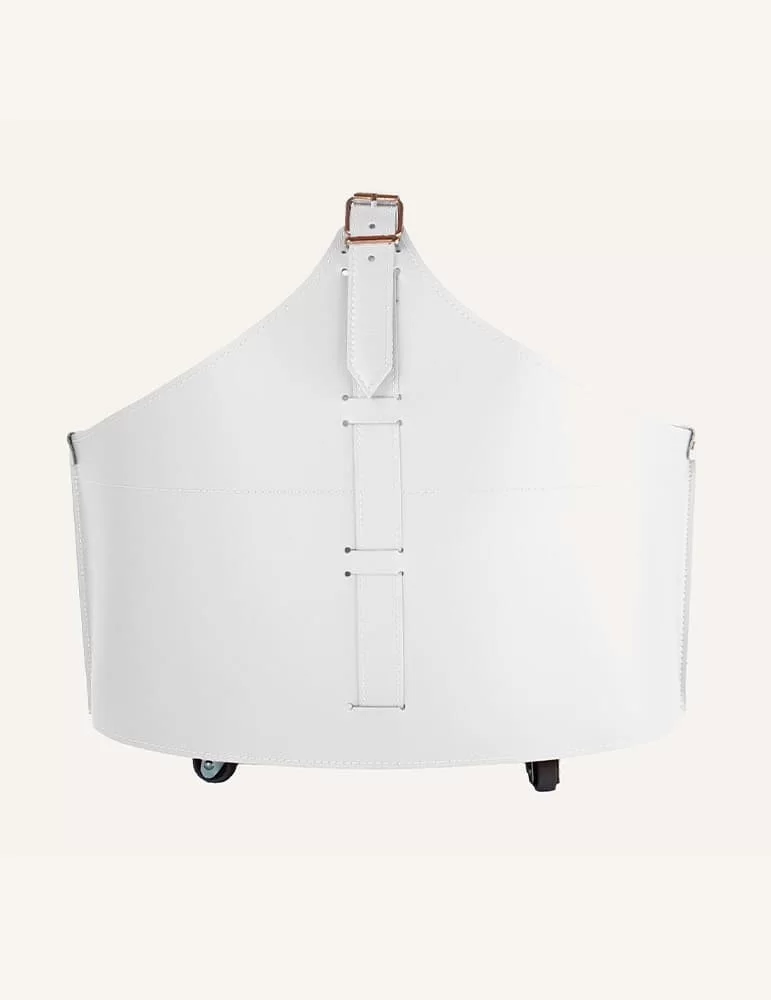 Porte-bois en cuir Fabia de Limac Design Porte-bois en cuir Fabia de Limac Design