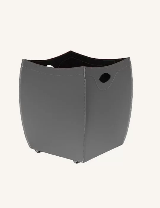 Porte-bois en cuir Botte de Limac Design Porte-bois en cuir Botte de Limac Design