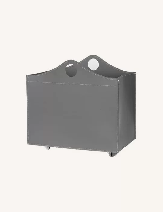 Porte-bois en cuir Woodbag de Limac Design