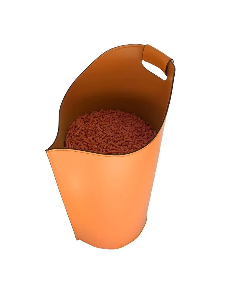 Porte-pellets en cuir haut de gamme Sapel de Limac Design
