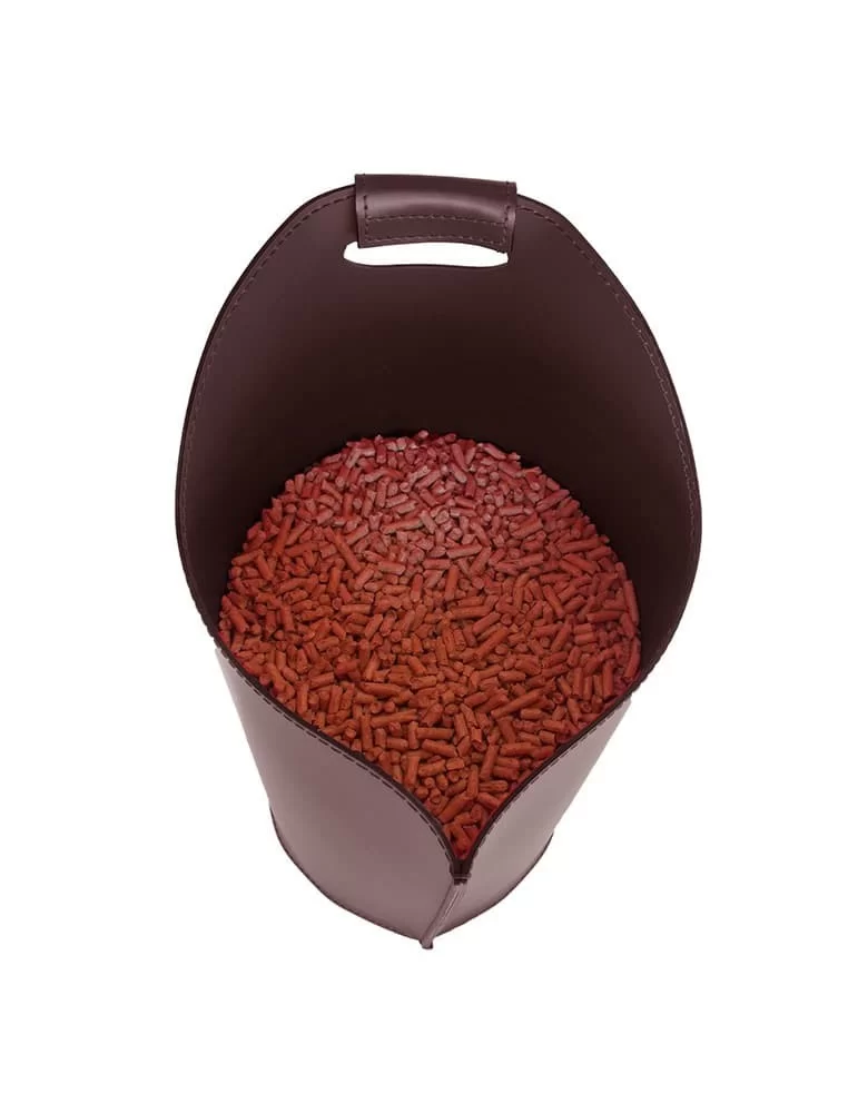 Porte-pellets en cuir haut de gamme Sapel de Limac Design