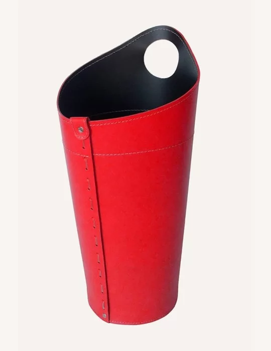 Porte-outils cheminée en cuir Nidac de Limac Design Porte-outils cheminée en cuir Nidac de Limac Design