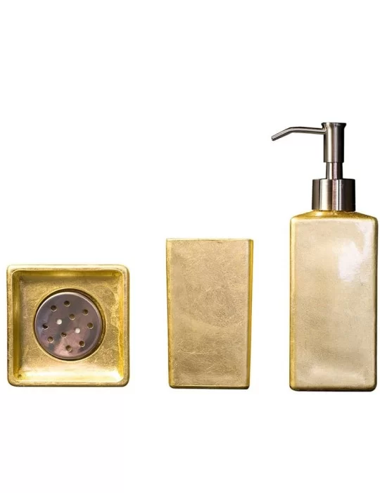 Coffret d'accessoires salle de bain Luxury by Glass Design