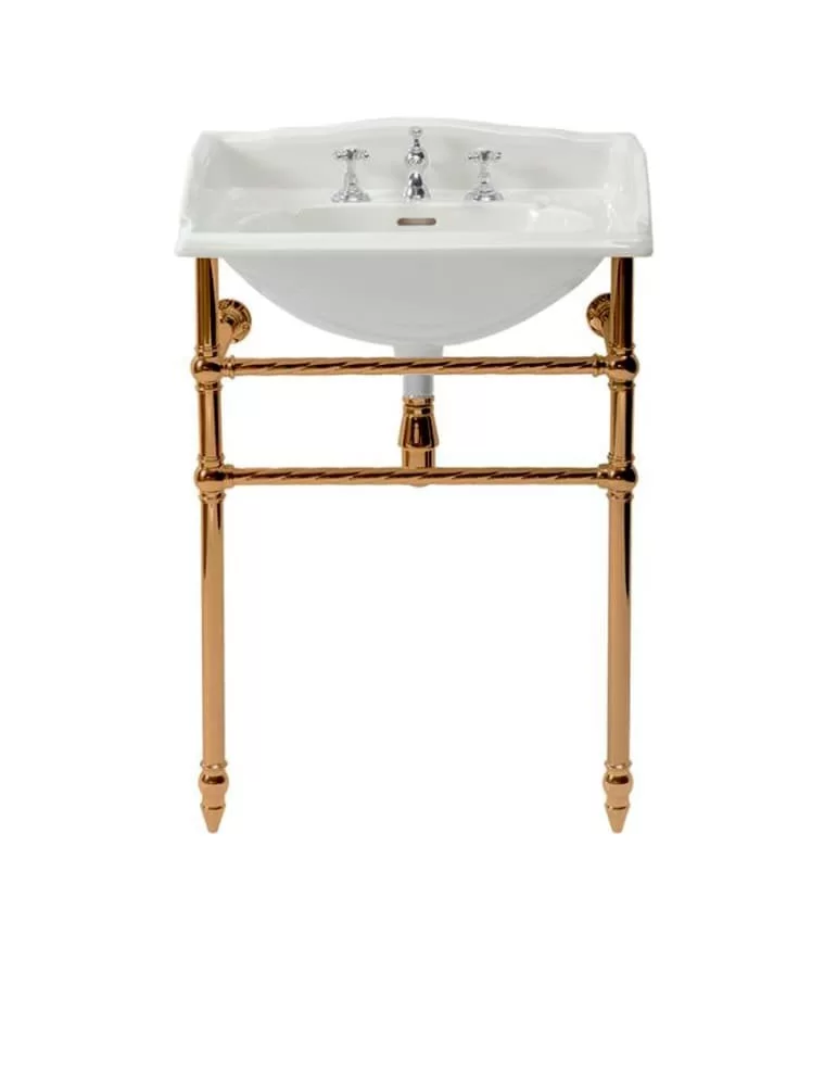 Lavabo console vintage en céramique Romance, de Gentry Home