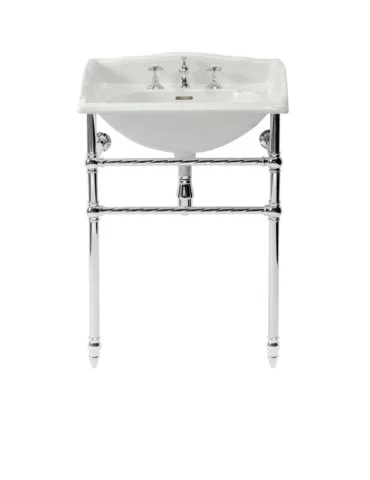 Lavabo console vintage en céramique Romance, de Gentry Home 2