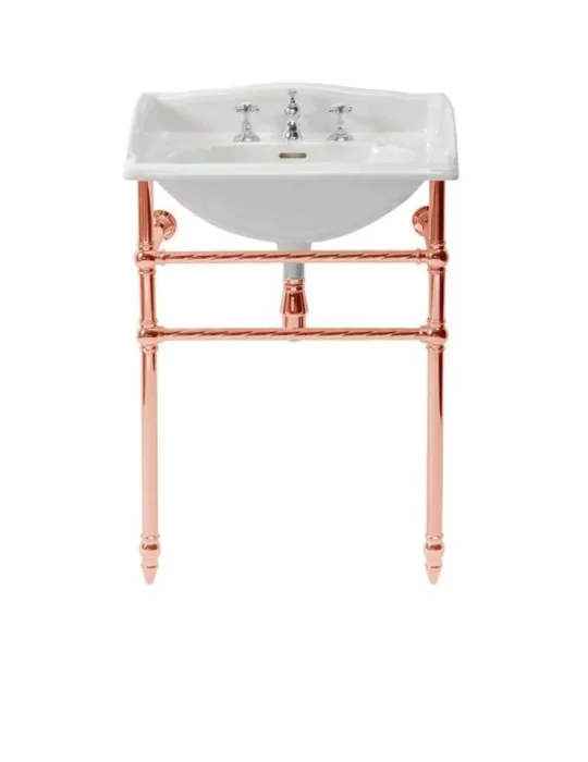 Lavabo console vintage en céramique Romance, de Gentry Home