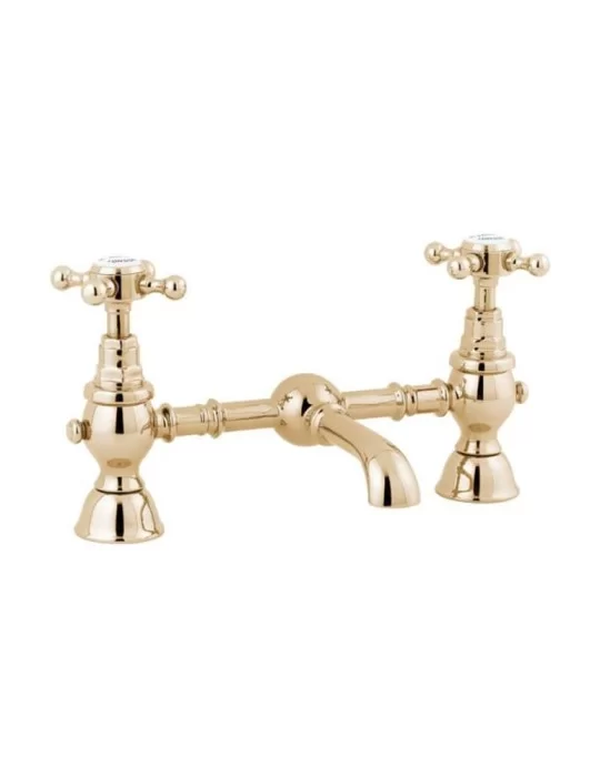 Mélangeur à pont 2 trous pour lavabo Mayfair, de Gentry Home