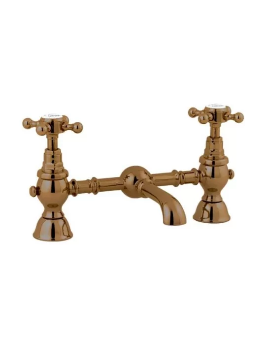 Mélangeur à pont 2 trous pour lavabo Mayfair, de Gentry Home Mélangeur à pont 2 trous pour lavabo Mayfair, de Gentry Home