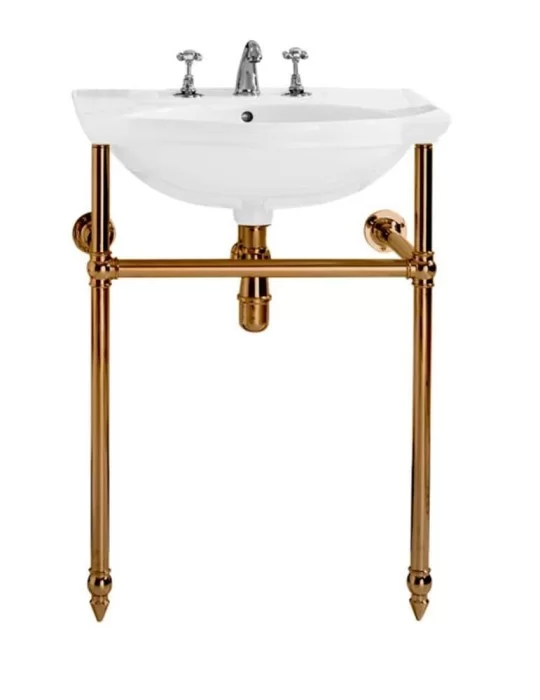 Lavabo console vintage en céramique Balasani, de Gentry Home