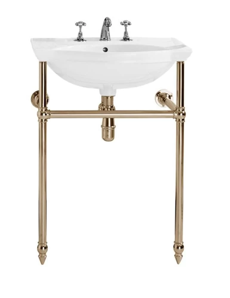 Lavabo console vintage en céramique Balasani, de Gentry Home Lavabo console vintage en céramique Balasani, de Gentry Home