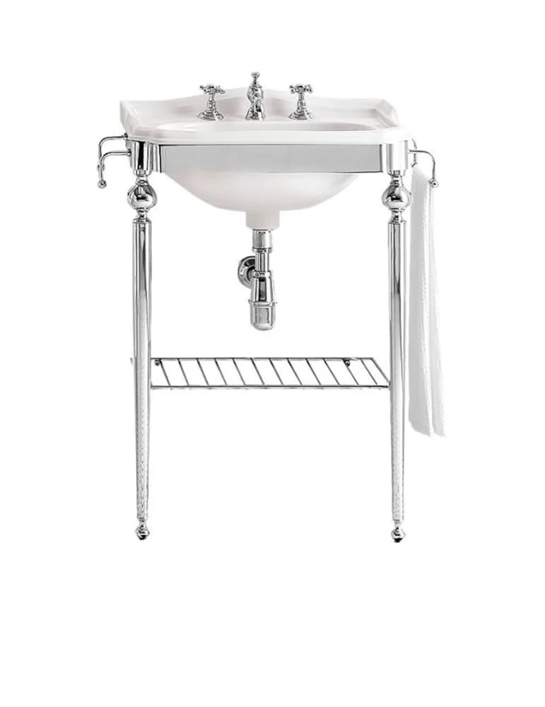 Lavabo console vintage en céramique New City, de Gentry Home