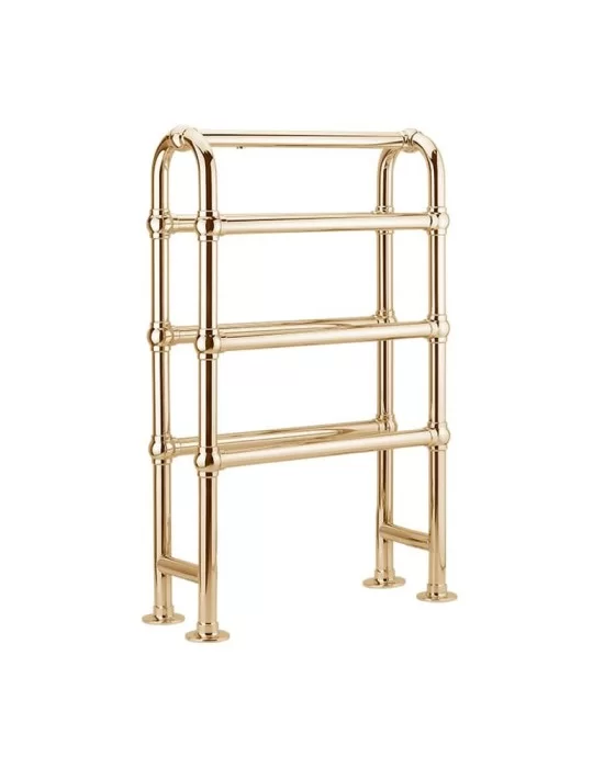 Radiateur Park Lane en laiton massif, de Gentry Home. Installation sol