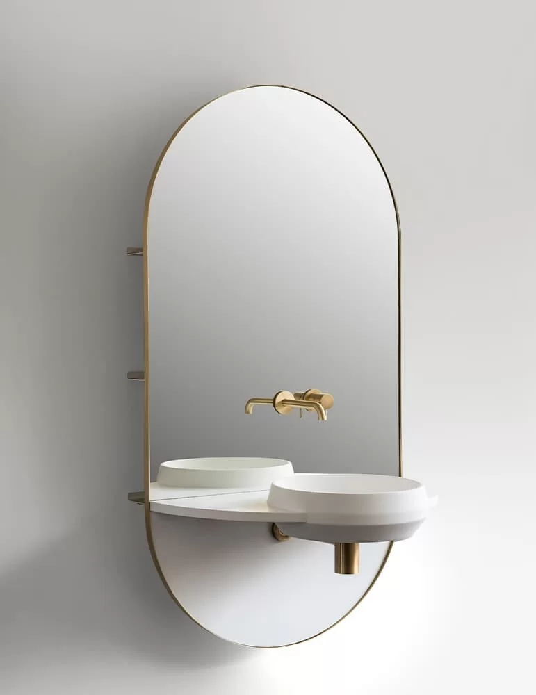 Meuble salle de bain minimaliste Arco, by Ex-t Design