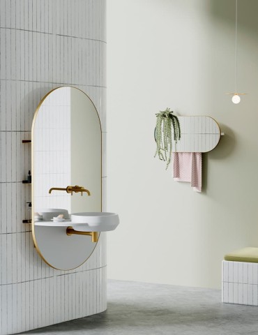 Meuble salle de bain minimaliste Arco, by Ex-t Design