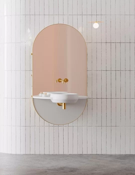 Meuble salle de bain minimaliste Arco, by Ex-t Design