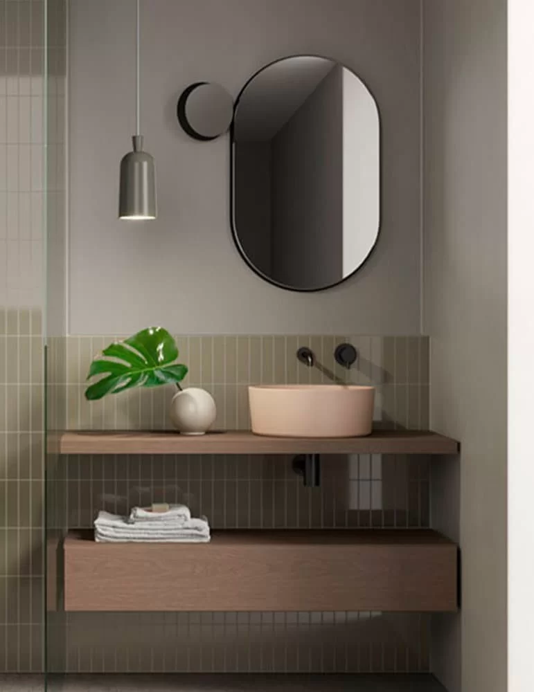 Miroir oval Gravity de Samuel Wilkinson pour Ex-t Design Miroir oval Gravity de Samuel Wilkinson pour Ex-t Design