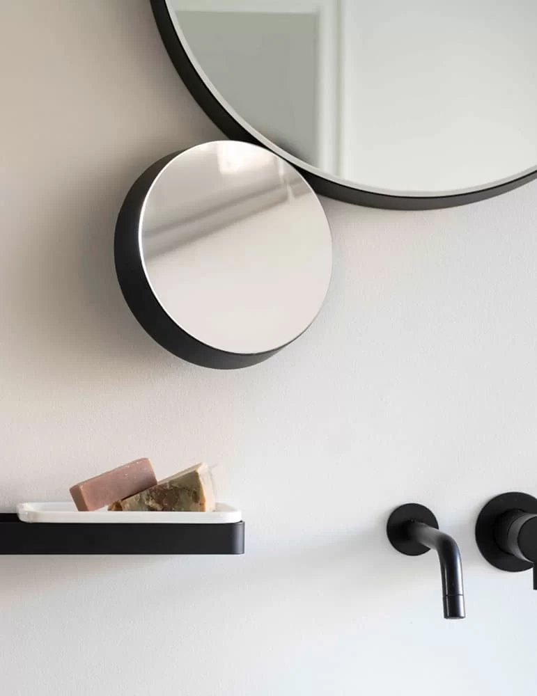 Miroir rond Gravity de Samuel Wilkinson pour Ex-t Design