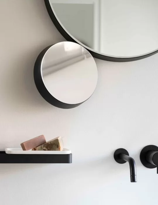 Miroir rond Gravity de Samuel Wilkinson pour Ex-t Design