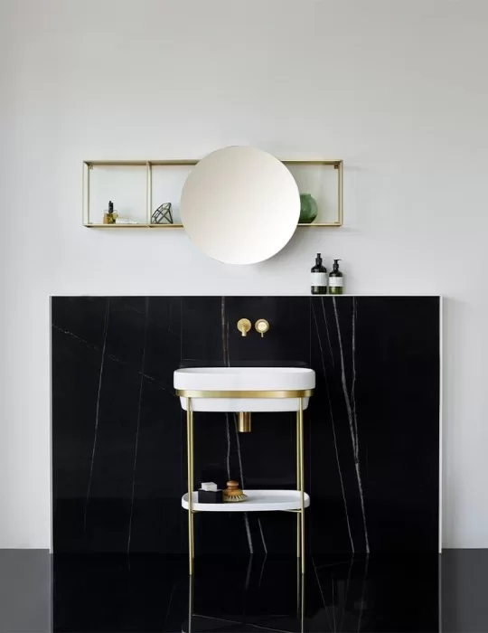 Lavabo console Ribbon en LivingTec® blanc mat, de Ex.t Design Lavabo console Ribbon en LivingTec® blanc mat, de Ex.t Design