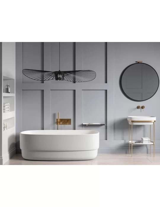 Lavabo console Ribbon en LivingTec® blanc mat, de Ex.t Design