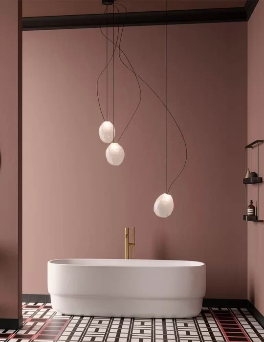 Baignoire îlot Ribbon de Sebastian Herkner, Ex.t Design Baignoire îlot Ribbon de Sebastian Herkner, Ex.t Design