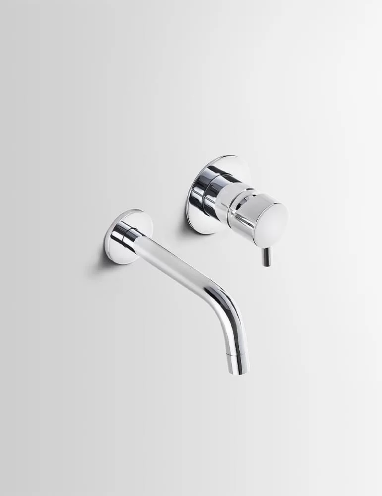 Mitigeur mural pour lavabo MLP Sleek, d'Ex.t Design