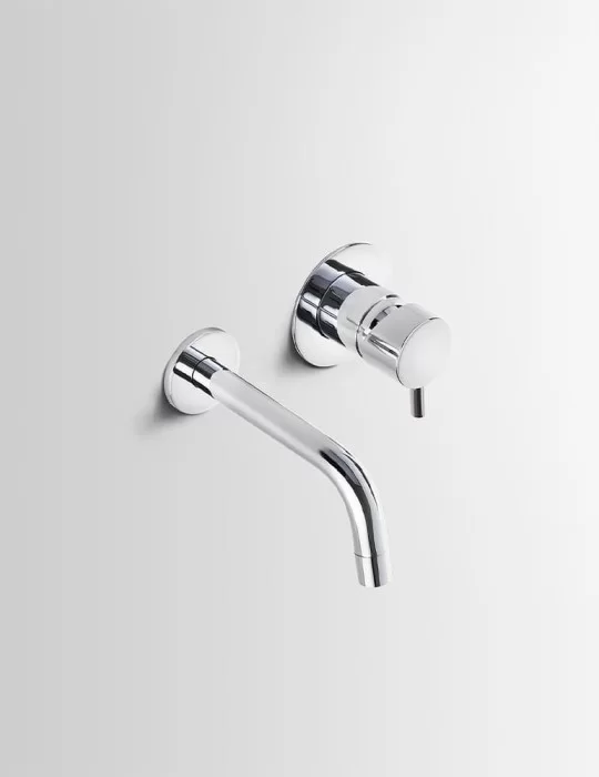 Mitigeur mural pour lavabo MLP Sleek, d'Ex.t Design