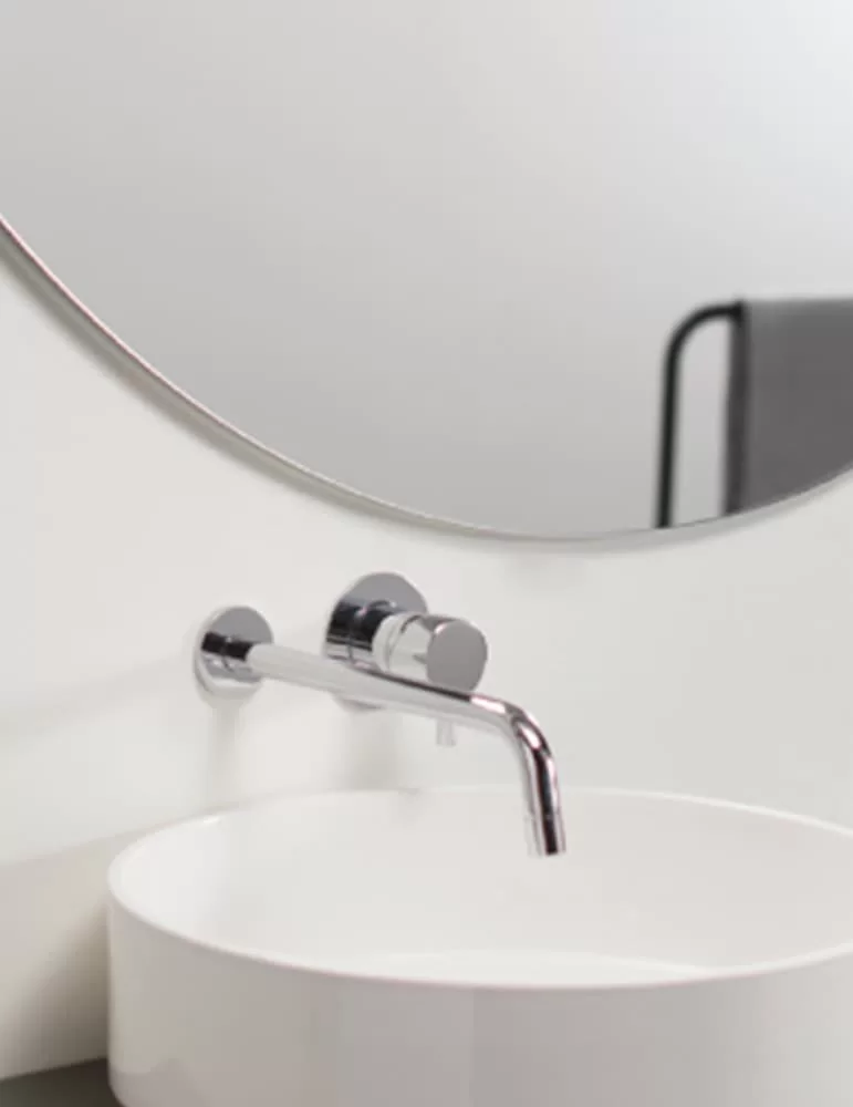 Mitigeur mural pour lavabo MLP Sleek, d'Ex.t Design