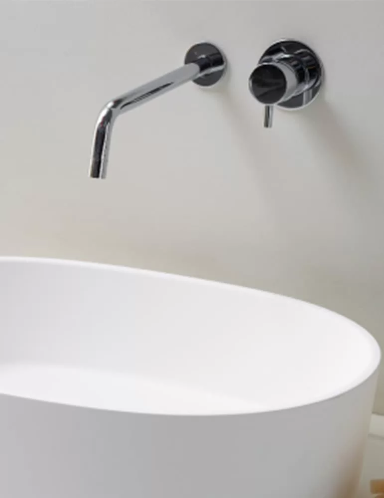 Mitigeur mural pour lavabo MLP Sleek, d'Ex.t Design