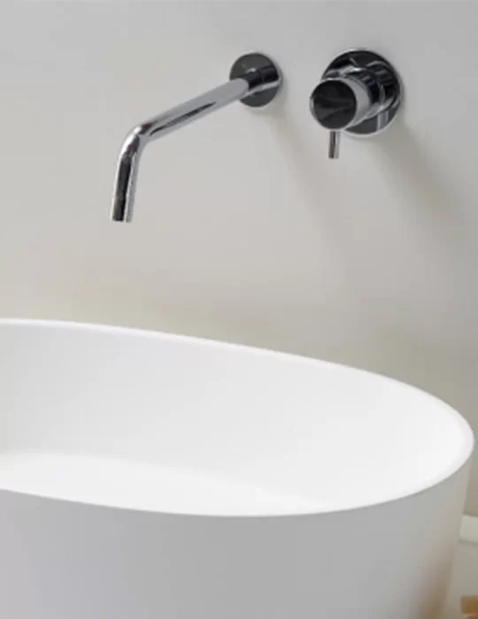 Mitigeur mural pour lavabo MLP Sleek, d'Ex.t Design