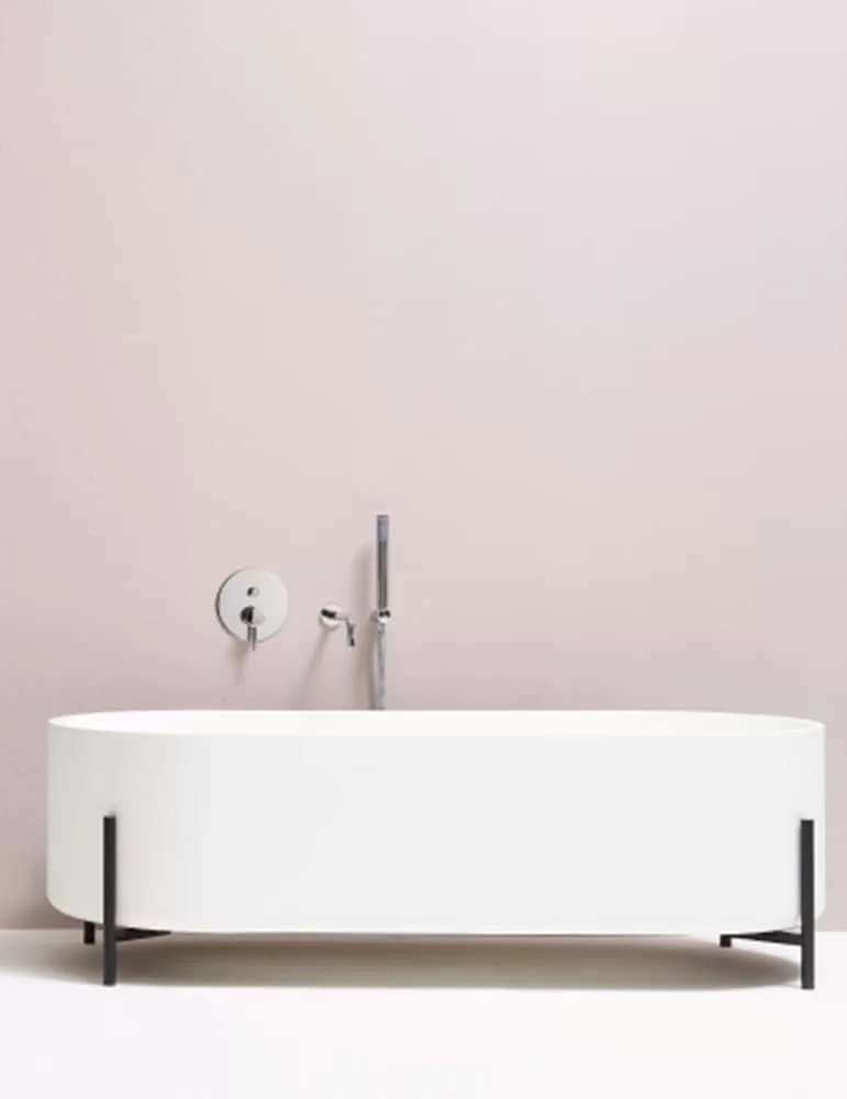 Mitigeur bain/douche thermostatique mural MVT Sleek, d'Ex.t Design