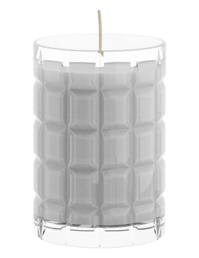 Bougeoir en cristal Valentino avec bougie parfumée, de Glass Design