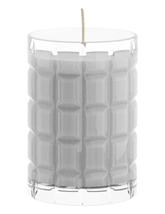 Bougeoir en cristal Valentino avec bougie parfumée, de Glass Design