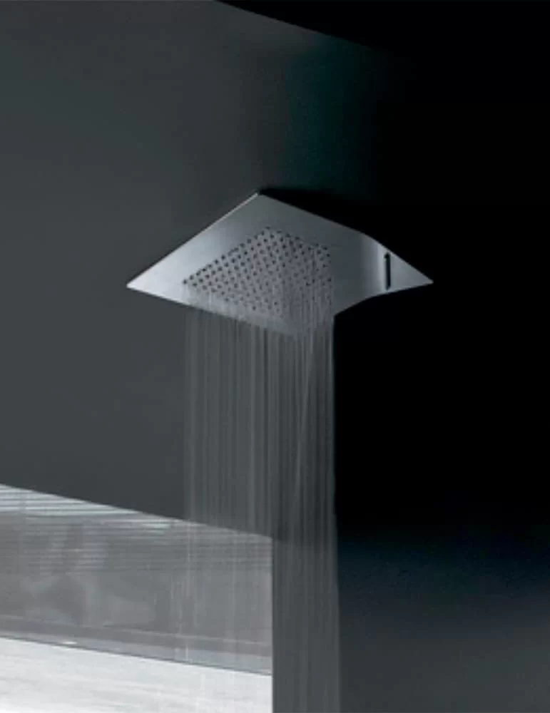 Tête de douche à encastrer avec ciel de pluie et cascade, Treemme Tête de douche à encastrer avec ciel de pluie et cascade, Treemme