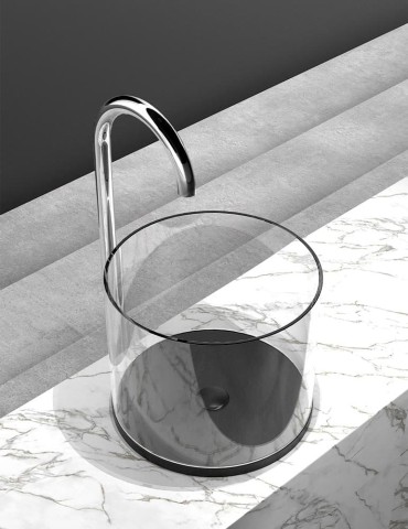 Vasque à poser Xtreme M, de Glass Design