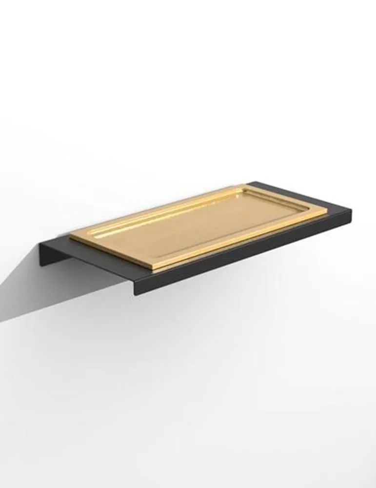 Etagère avec plateau porte-objets Aria Uno, de Glass Design