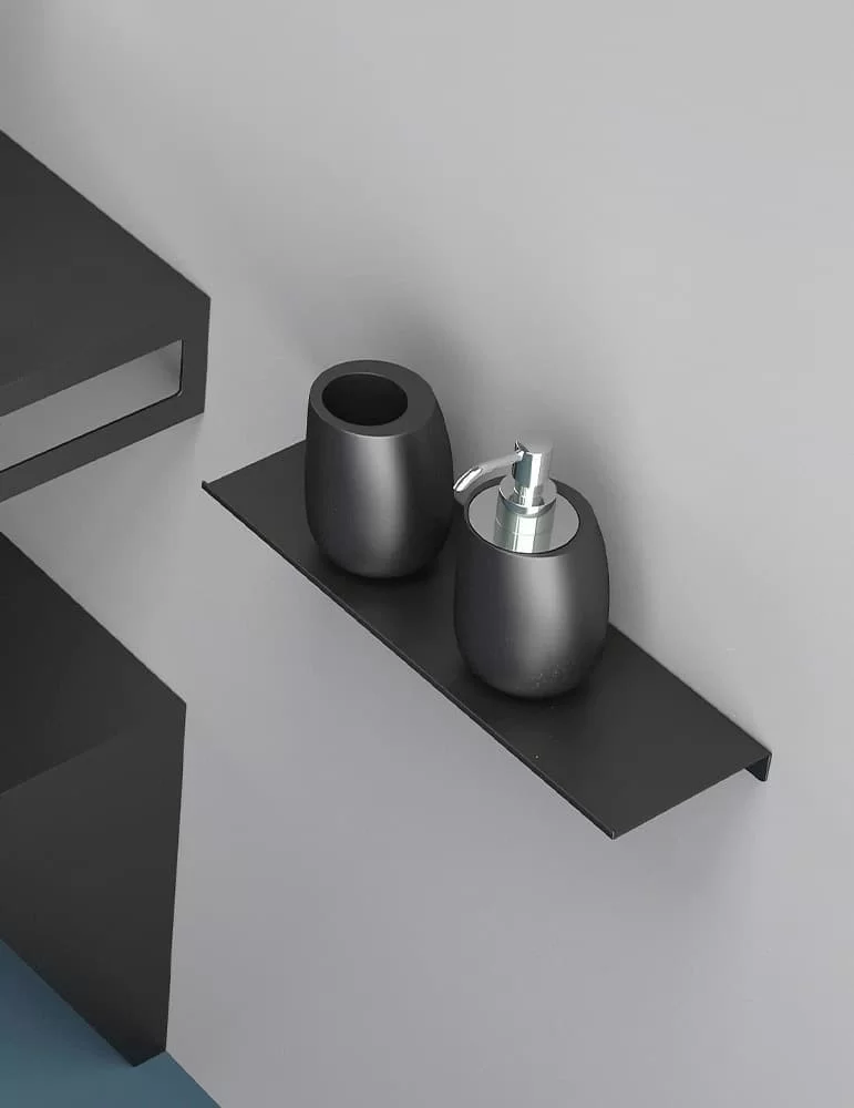 Etagère en inox Aria Tre, de Glass Design