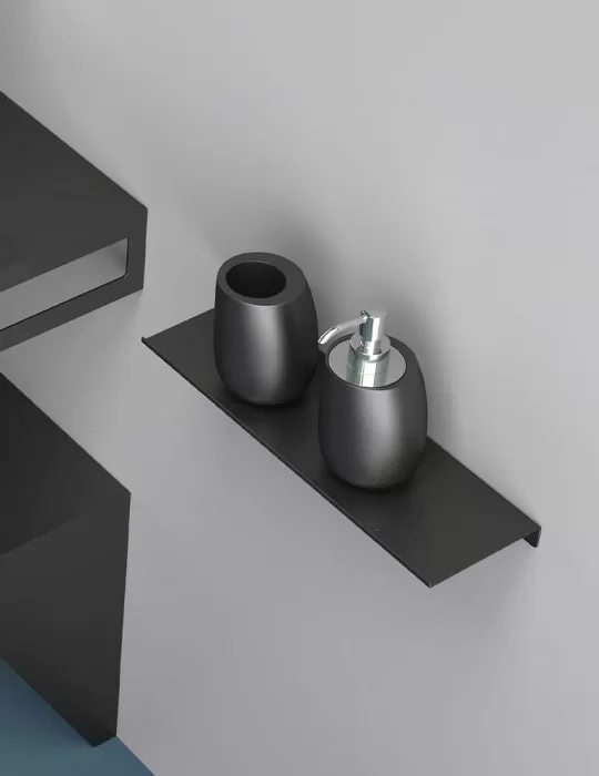 Etagère en inox Aria Tre, de Glass Design