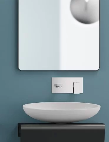 Miroir salle de bain haut de gamme Metal 58 by Glass Design 2