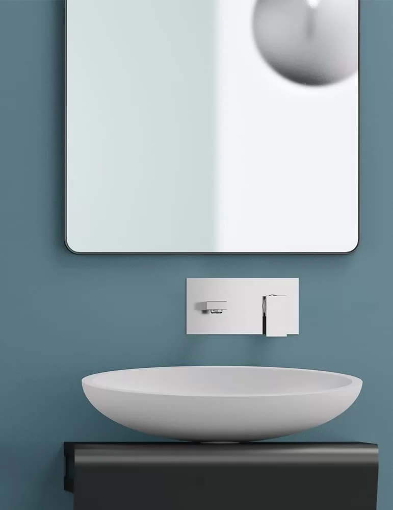 Miroir salle de bain haut de gamme Metal 58 by Glass Design