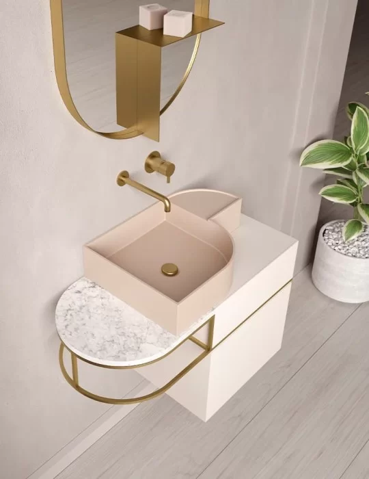 Meuble de salle de bain design Nouveau L83 cm., d'Ex.t Design