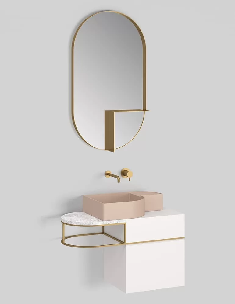 Meuble de salle de bain design Nouveau L83 cm., d'Ex.t Design
