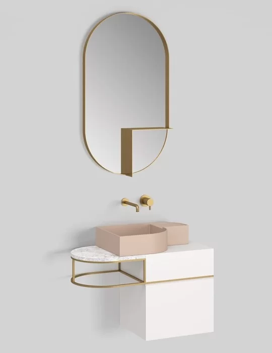 Meuble de salle de bain design Nouveau L83 cm., d'Ex.t Design