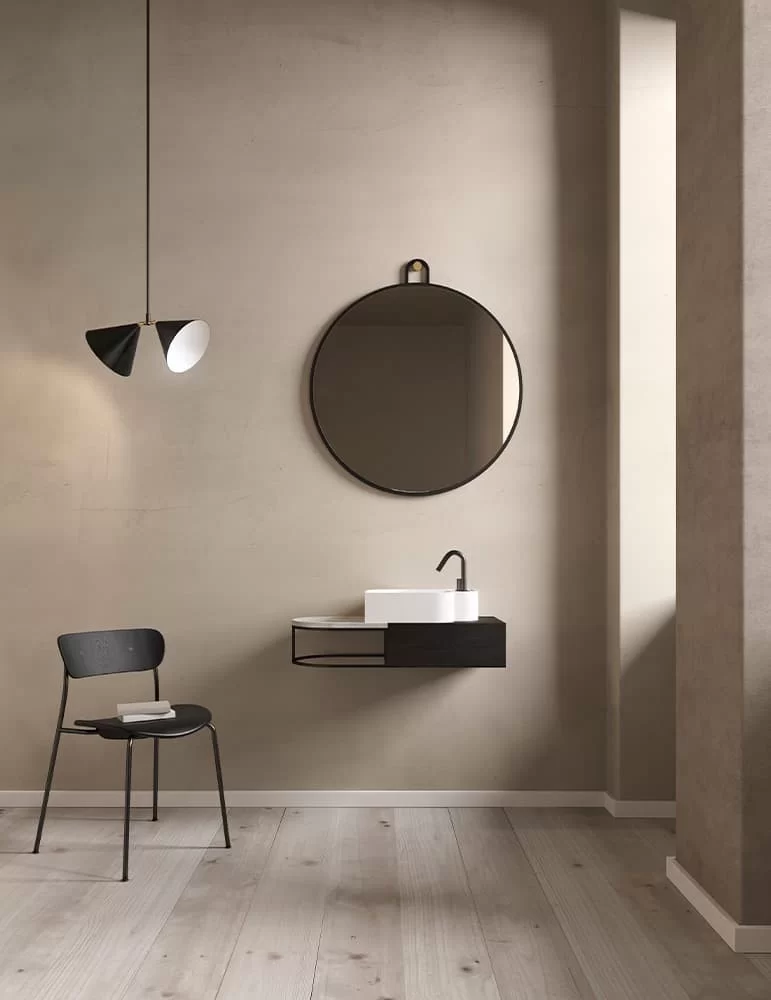 Meuble lavabo à suspendre Nouveau L83 cm., d'Ex.t Design