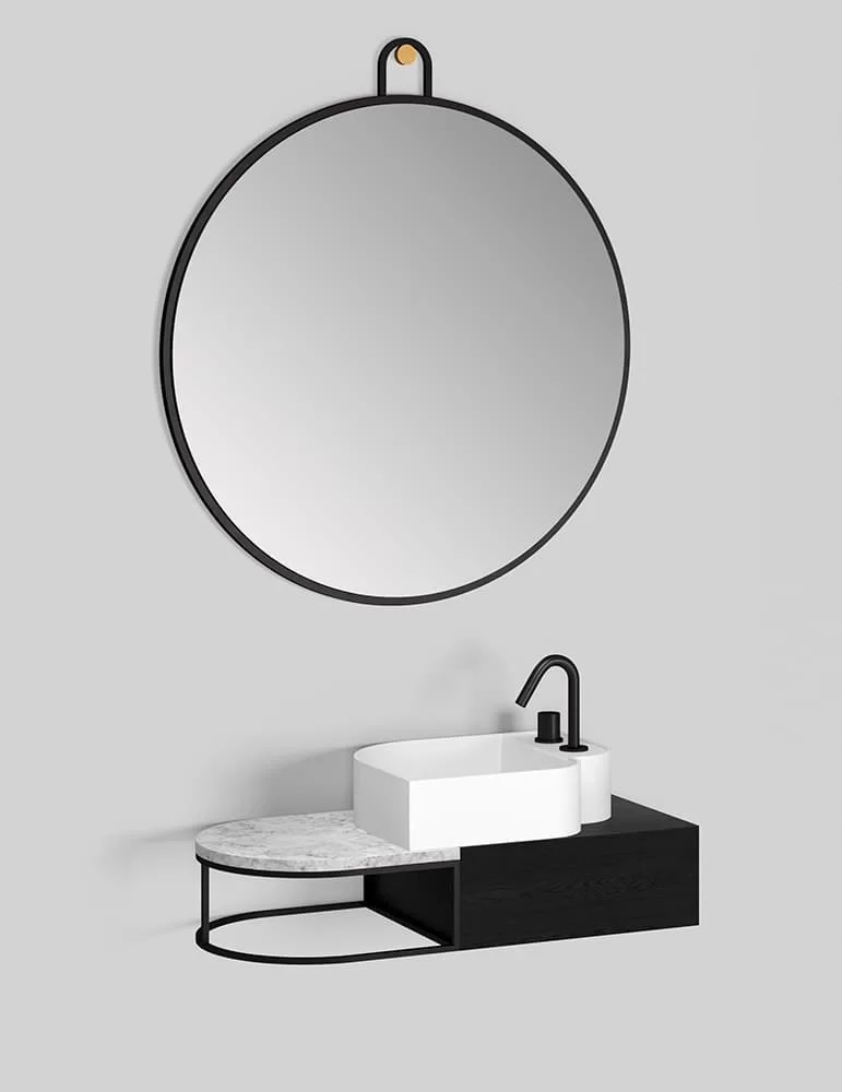 Meuble lavabo à suspendre Nouveau L83 cm., d'Ex.t Design