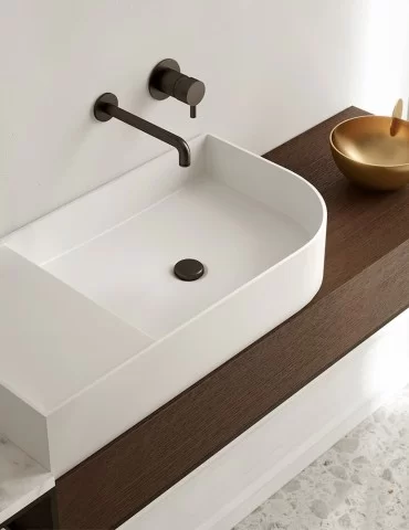 Meuble de salle de bain design Nouveau L215 cm., d'Ex.t Design 2